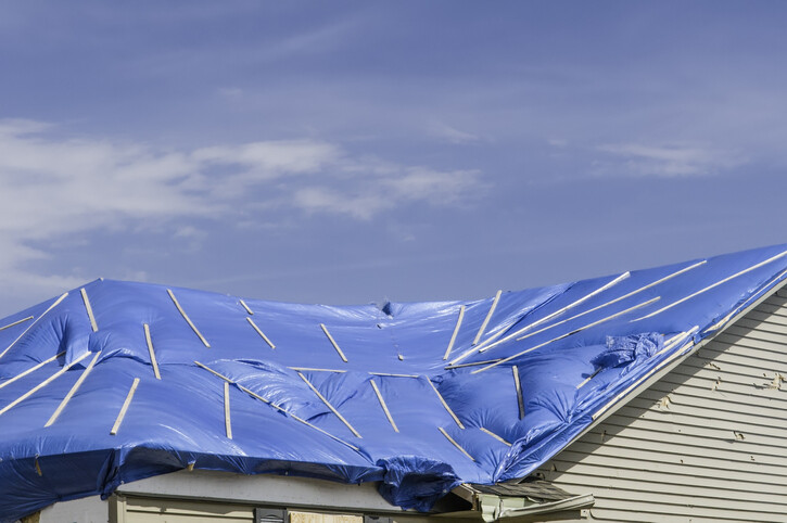 Roof Tarping by Kentucky Disaster Restoration, LLC
